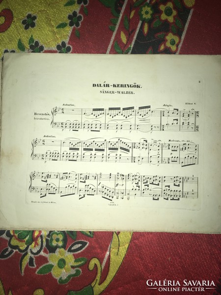 Pápa/1871!!Dalár-Keringő Zongorára szerzése a pápai Dalárdának  ajálja Kálldoki V. 1871!!