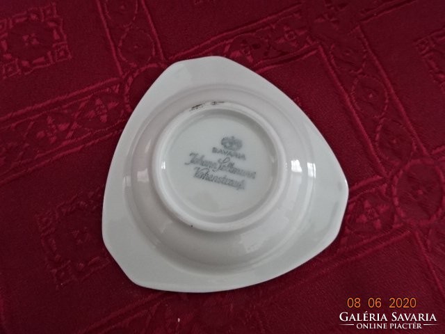 Bavaria German porcelain ashtray, marked Johann Seltmann Vohenstrauss. He has!