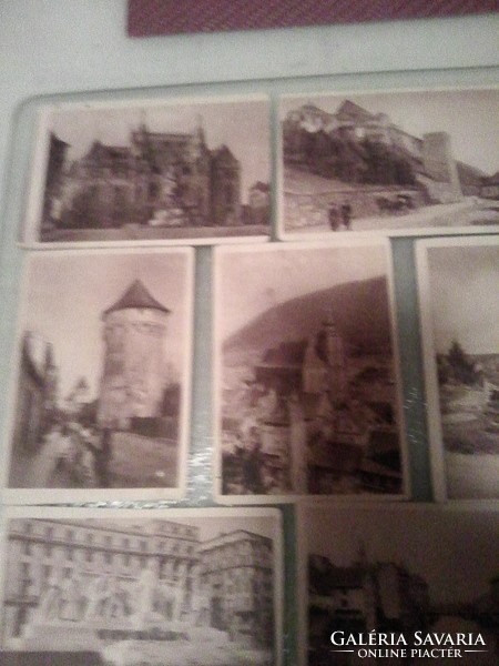 Pallas nyomda által kibocsájtott kártya méretű képek a Nagy Magyarországból, 13 db