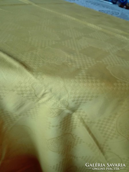 Lemon yellow. Szinu 125x155 cm damask tablecloth 125x155 cm xx