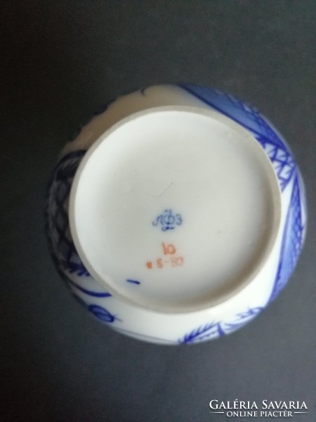Orosz Lomonosov porcelán kobalt kék váza - EP