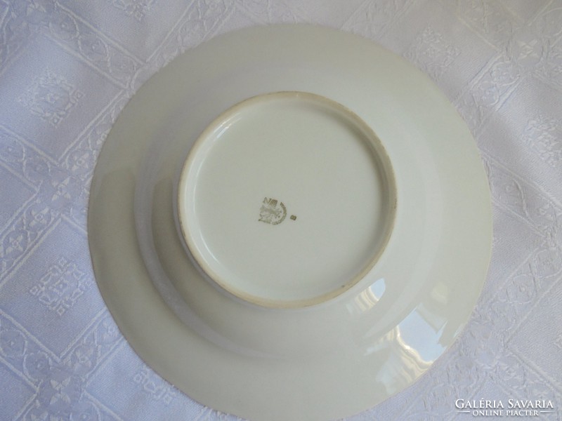 Csehszlovák Altwien porcelán fali tányér