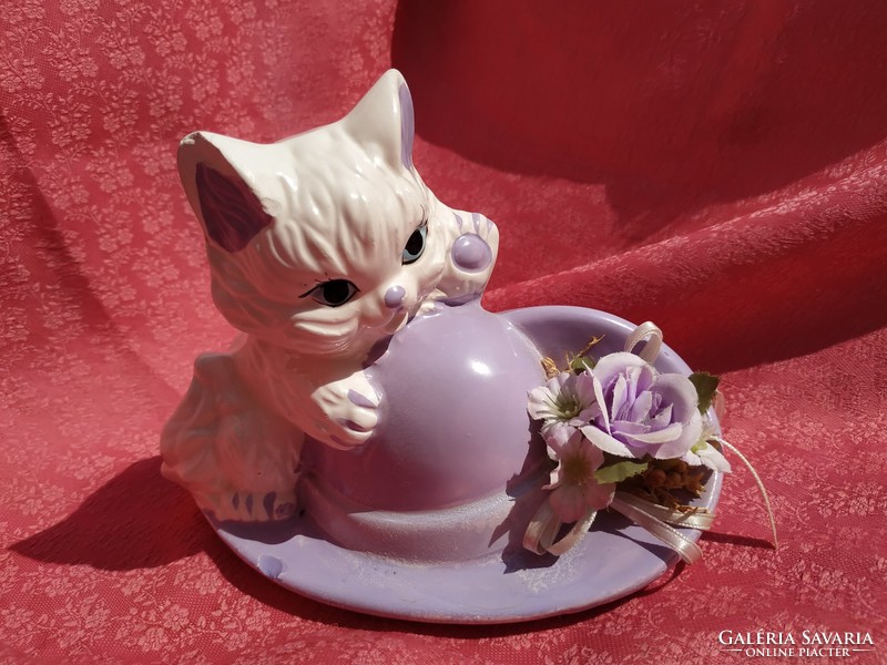 Porcelán cica, nipp