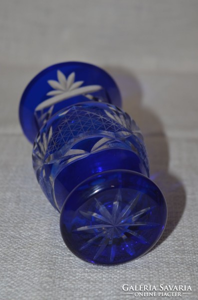 Héjalt üveg kis váza 02 ( DBZ 00130 )