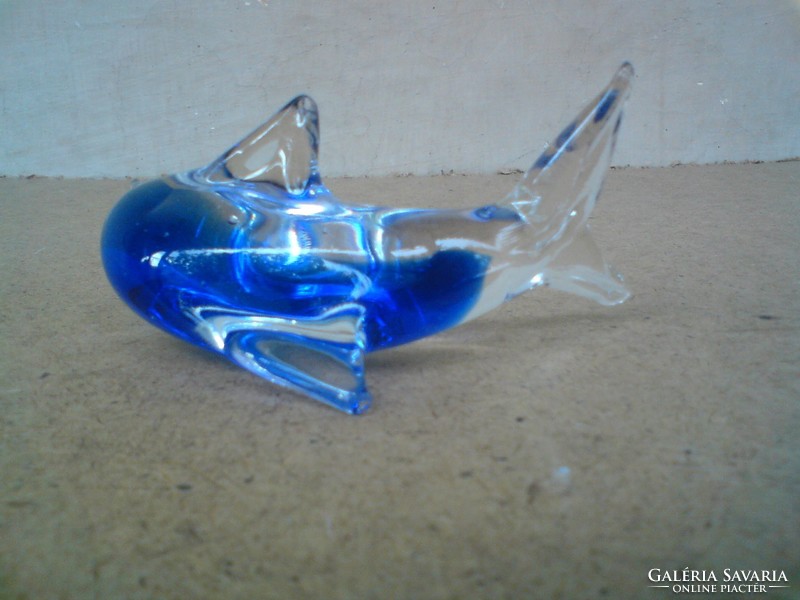 Glass figure - glass dolphin