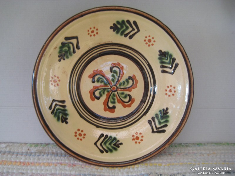 Karcag, folk wall plate, good condition, 22 cm