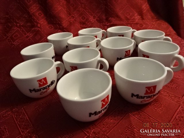 LE porceláne d' ANCAP . Marandello Cafe felirattal. 29/216  vastagfalú. 6 db együtt eladóVanneki!