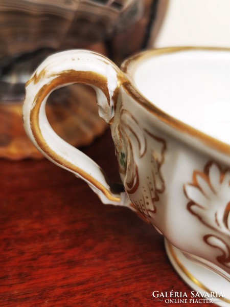 Antique Bieder altwien tea cup with saucer