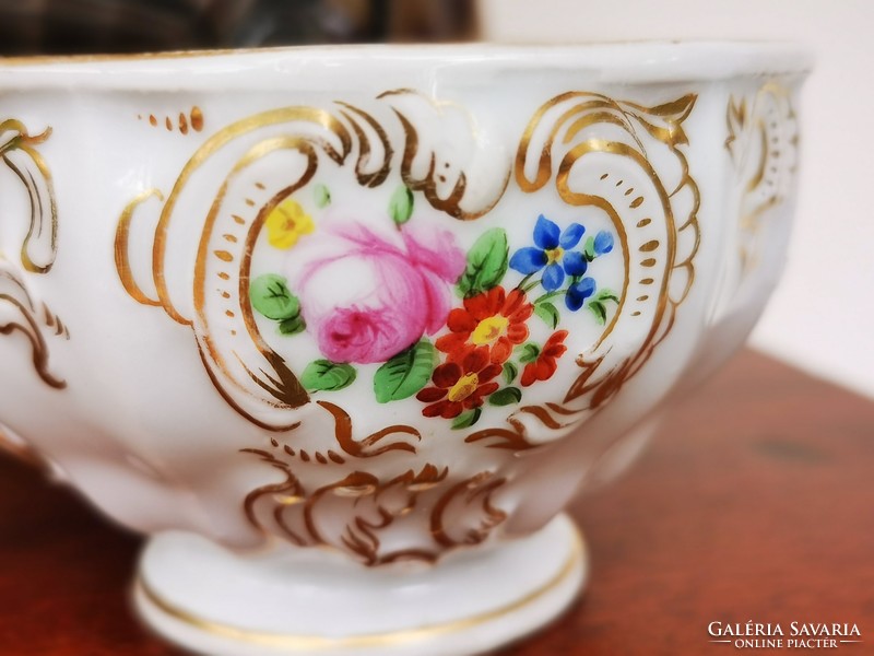 Antique Bieder altwien tea cup with saucer
