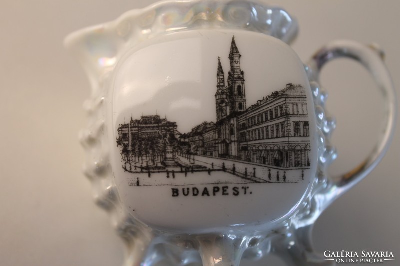 Budapesti porcelán tejszín kiöntő