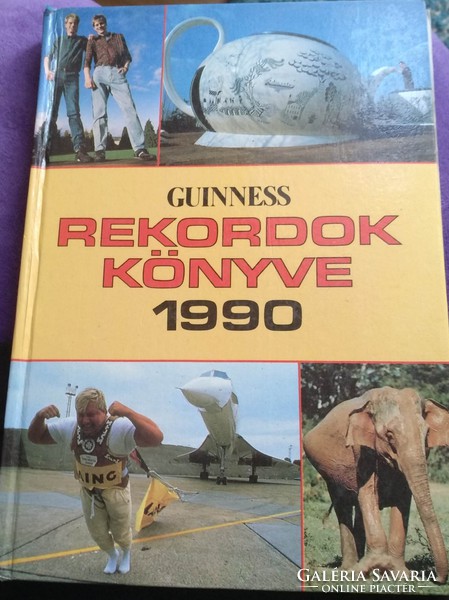 Guinness rekordok könyve 1990. Vianco studio kiadó 1990., ajánljon!