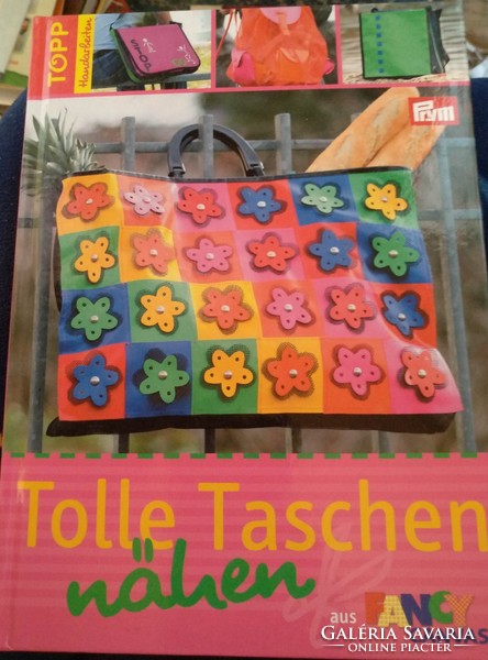 Egyedi vászon táskák,  kreativ hobbi varrás szabásmintával német nyelvű, ajánljon!