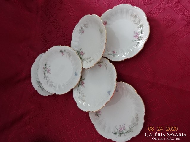 Schwarzenhammer German porcelain antique cake set. His serial number is 35. There are!