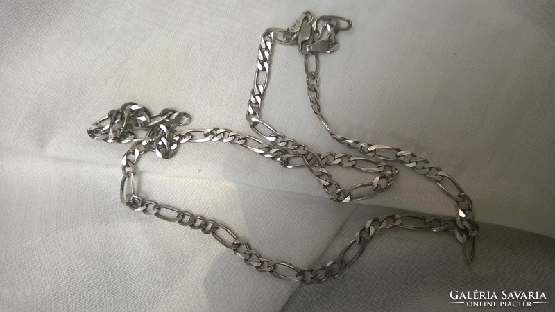 Masszív  ezüst nyaklánc 55 cm 925-ös magyar fémjelz.