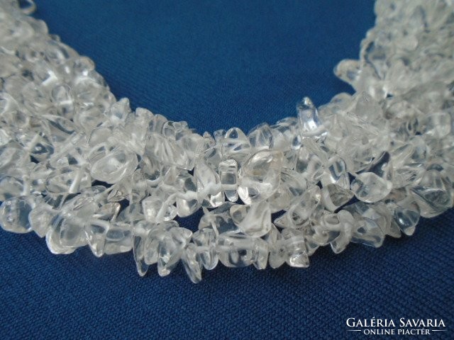 100% Natural Clear Rhinestone Necklace Colier Serious Carat 805 ct 161 Grams