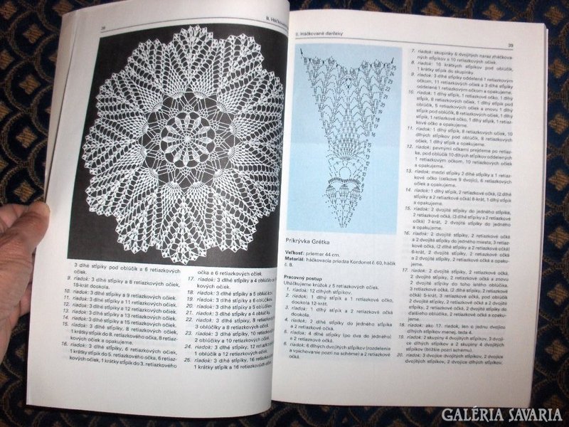 Handicraft book in Slovak for skilled hands