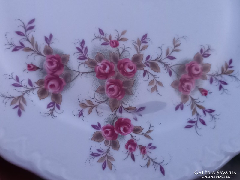 Süt4 5 db Schirnding Bavaria virág mintás süteményes tányér 