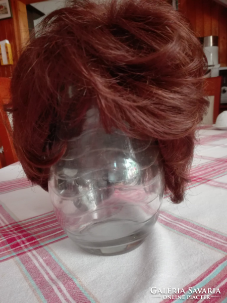 Women's chestnut brown pixie hairstyle wig