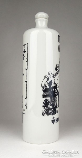 1B724 Nagyméretű porcelán pálinkás butella 27 cm