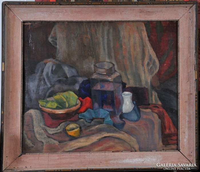Attributed to György Farkas (1911-1995): table still life