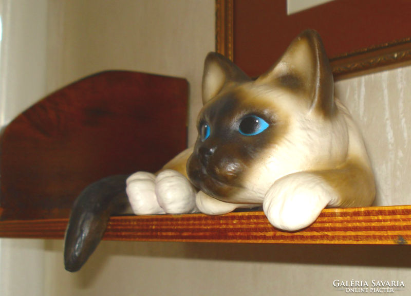 Sziámi macska, polc dekoráció