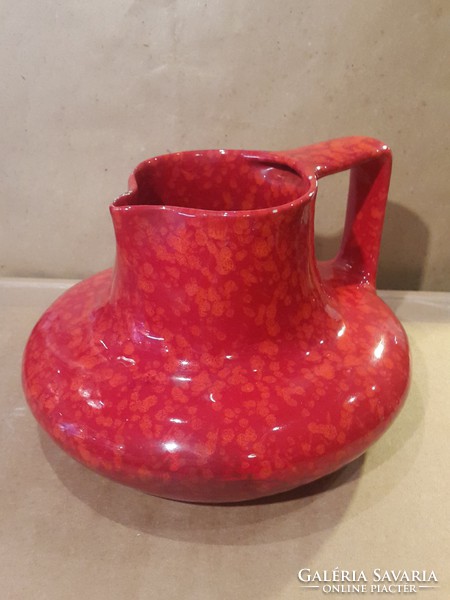 San Marino kerámia váza, 12 cm magas, 20 cm széles, hibátlan