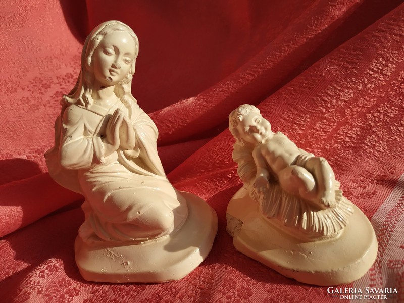 Imádkozó Szűz Mária a kis Jézussal