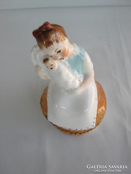 Bodrogkeresztúr ceramic mother with bandage doll