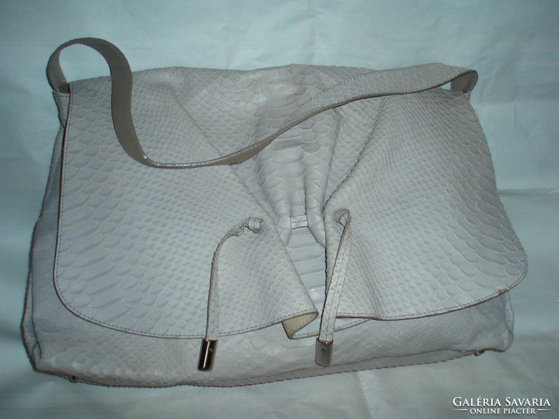 Vintage genuine leather weird shoulder bag