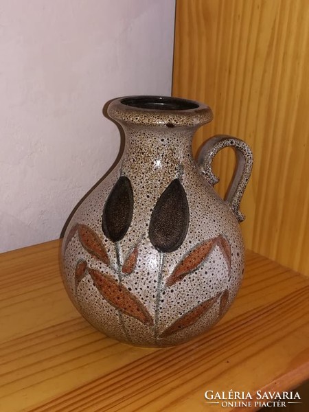 Reed retro ceramic vase vintage midcentury