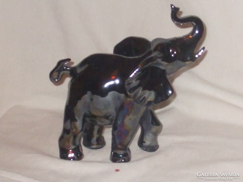 Eosin glazed small elephant