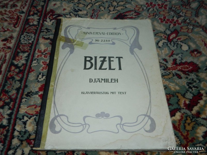 Sheet music - bizet - djamileh