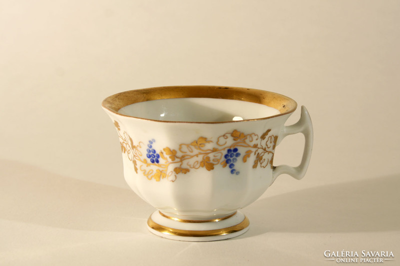 Prágai Csésze 1840. Aranyozott 6x9cm Antik Prag Prague Cseh Teáscsésze Kávéscsésze Cup