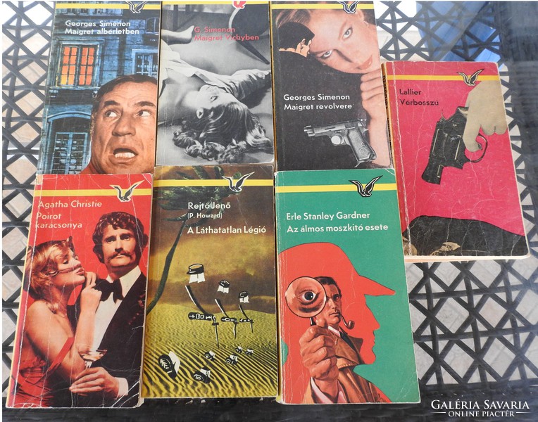 Albatrosz Könyvek _ Agatha Christie _ Rejtő Jenő _ G. Simeon _ Lallier _ Erle Stanley Gardner