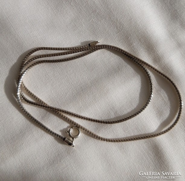 Unisex  ezüst lánc, 1,3 mm 50 cm 950 Sterling ezüst