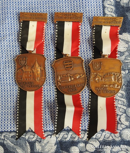 Marche des chatelaux commemorative medal - from medal collection