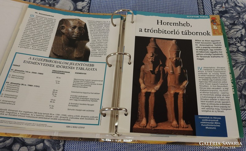 Titokzatos Egyiptom - kapcsos könyv
