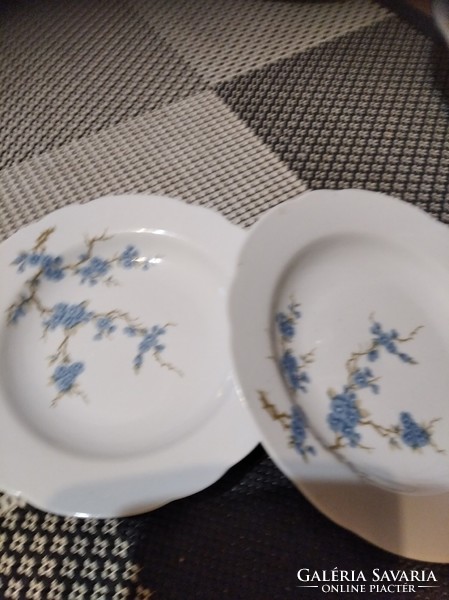 Kahla barack virágos tányér párban