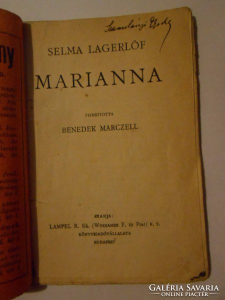Selma Lagerlöf: Marianna
