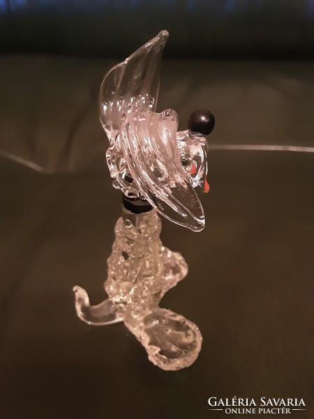 Glass puppy - charming glass figurine