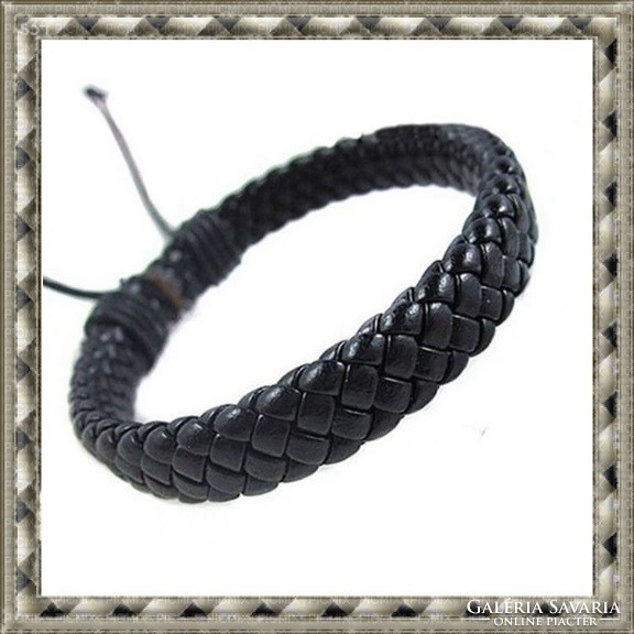 Braided leather bracelet k-leather56 in several colors