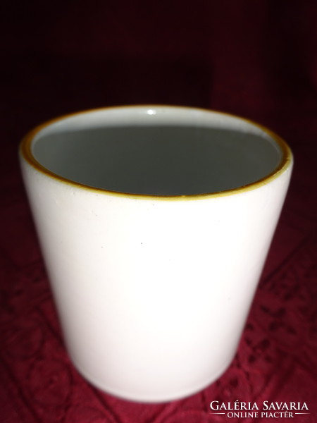 Bodrogkeresztúri porcelán pohár, magassága 7 cm. Vanneki!
