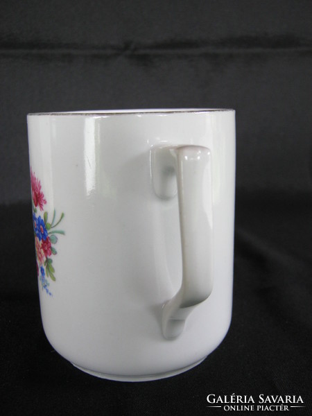 Zsolnay porcelain flower mug