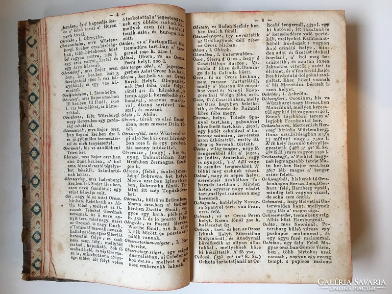 Mostani és régi földrajzi lexikon, Hübner- 1816 Pest