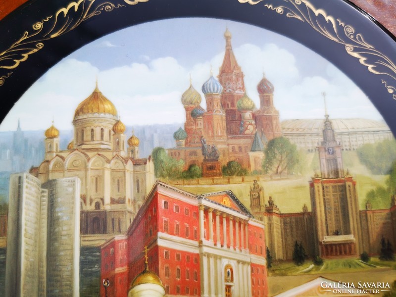 Fedoskino "Moscow" lacquer mural