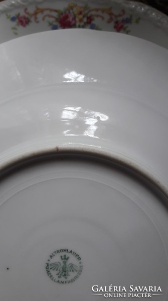 Altrohlauer Porzellanfabriken mély tányér, 3db