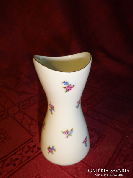 Aquincum porcelain vase, with small flowers, height 9 cm. He has! Jokai.