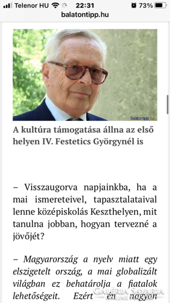 Herczeg Festetich György /Oppel Imre  tanár festőművész. november 22. Keszthely.