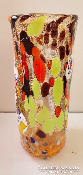 A multicolored vase from Murano