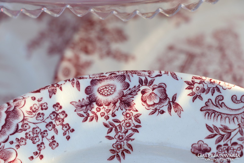 French faience cake plates